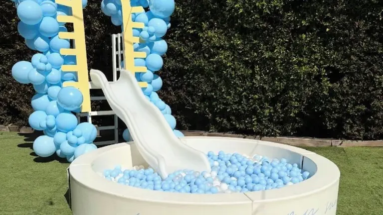 9 Ft Ball pit and Slide