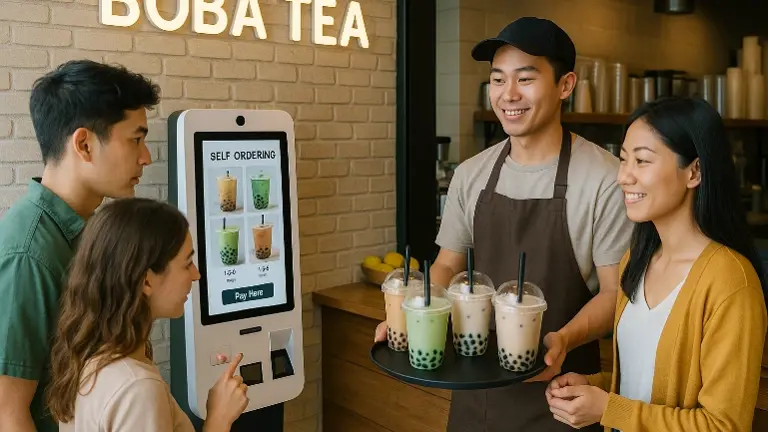 Irvine - Coffee/Tea Boba Shop w/Kiosk Ordering System-ABSENTEE OWNER