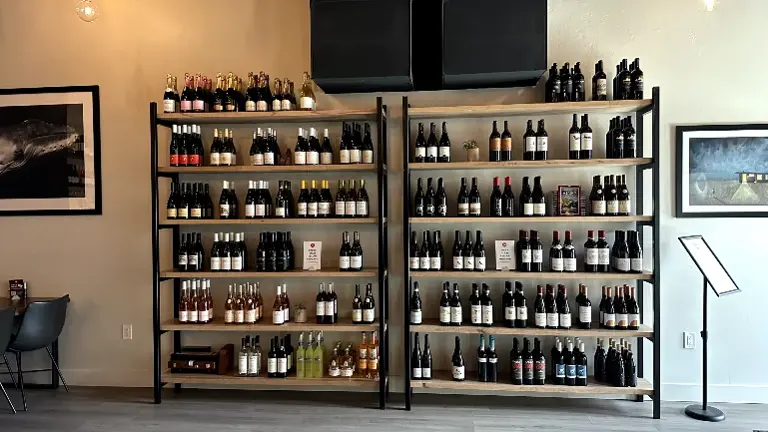Curated wine selection