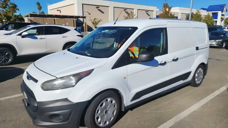 transit connect van logos removed using AI 