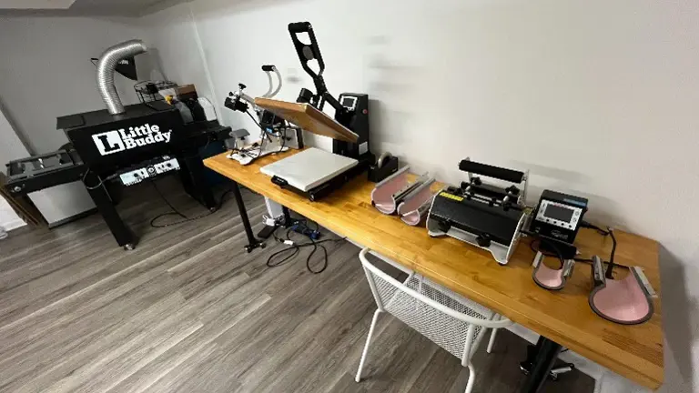 Heat Press Station