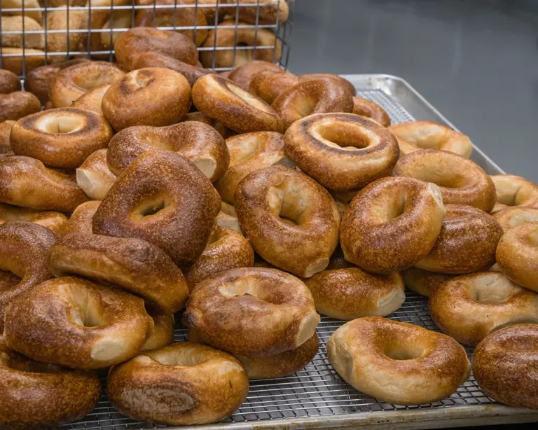 Semi Absentee Ran Bagel Store In Shopping Center