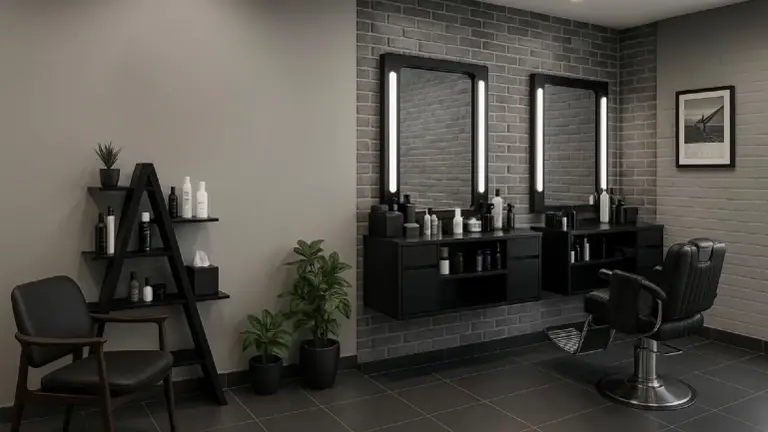Barbershop and salon for quick Sale
