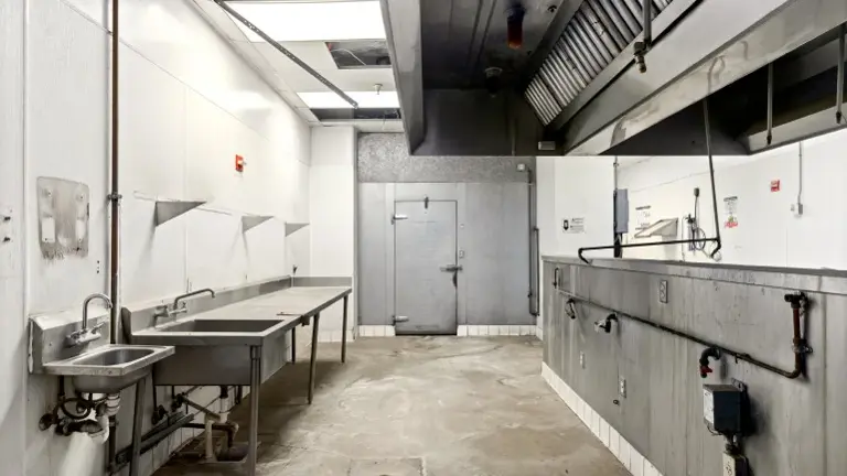 Former Commercial Kitchen/Restaurant with Existing Hood Available