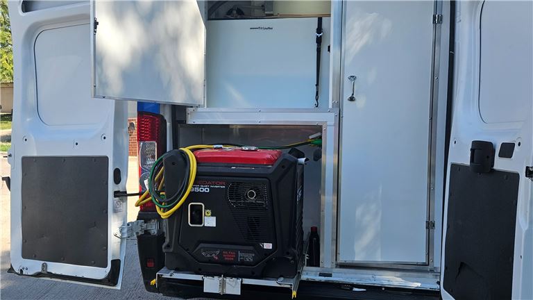 Outside Van - Generator
