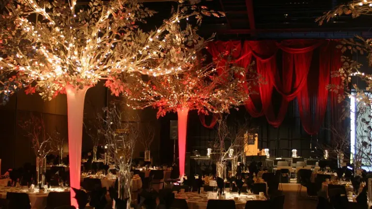 White Branch / Gold Ficus Leaf