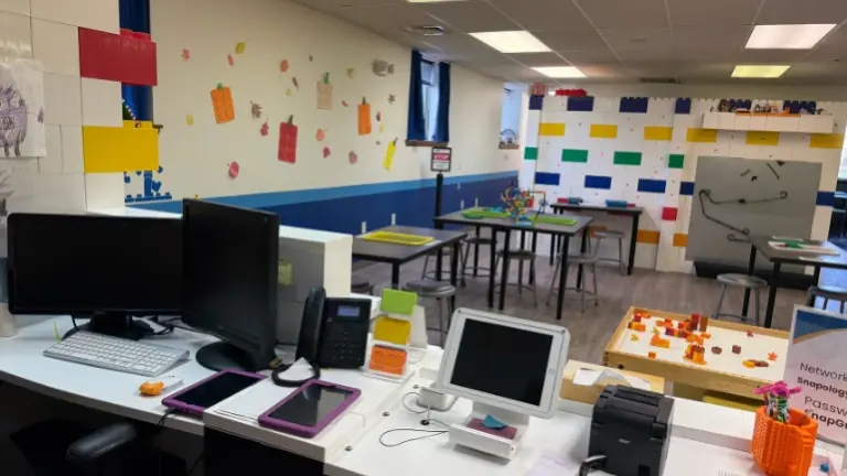 Looking Out From Staff Desk