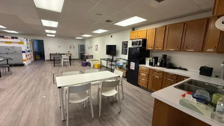 Open Station Area From Kitchen