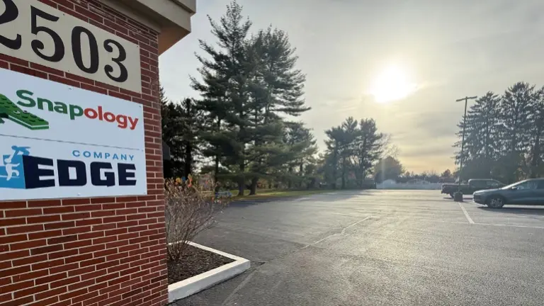 Side of Building Facing Parking Lot