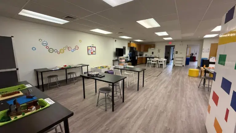 Open Station Area From Back Classroom