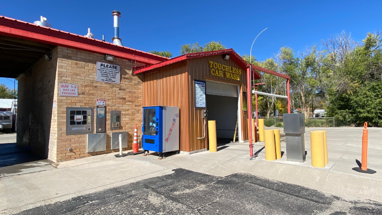 Vending area and Automatic Wash