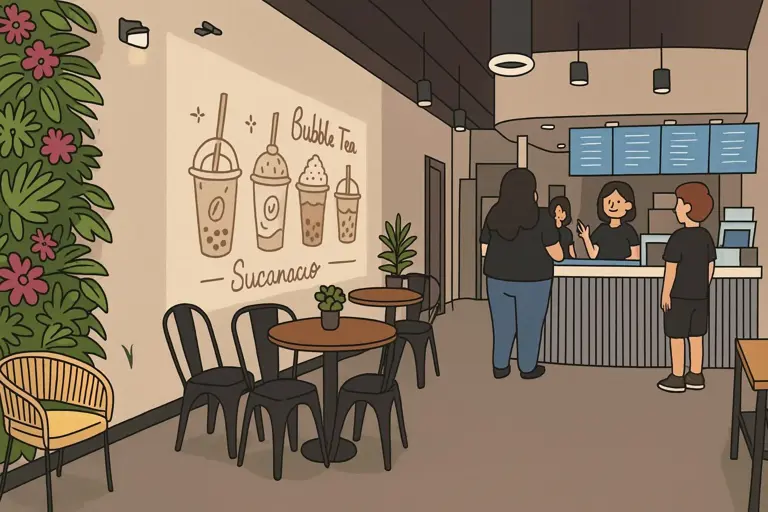Boba Shop - Asset Sale, Turnkey, Stylish Interior