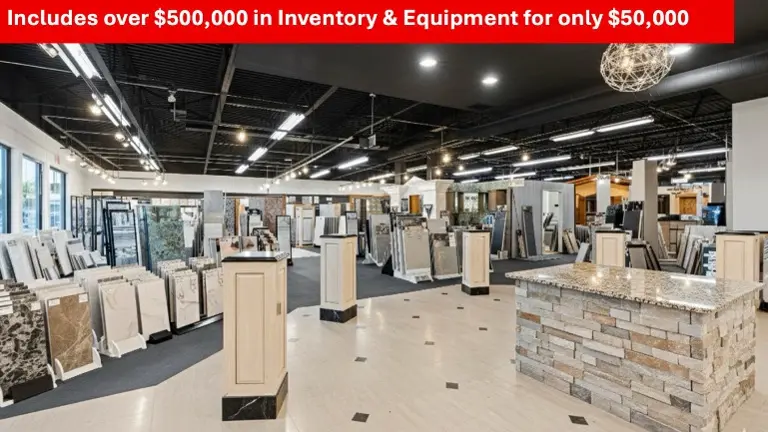 34,000 SF Marble, Granite, & Tile Fabrication, Warehouse, and Showroom