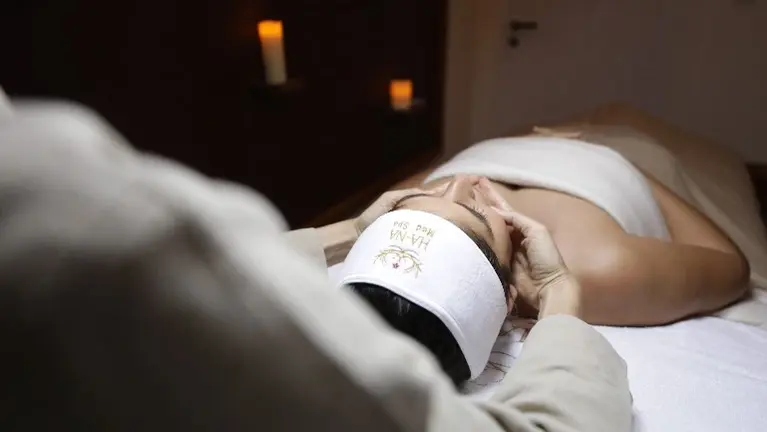 Having a Facial