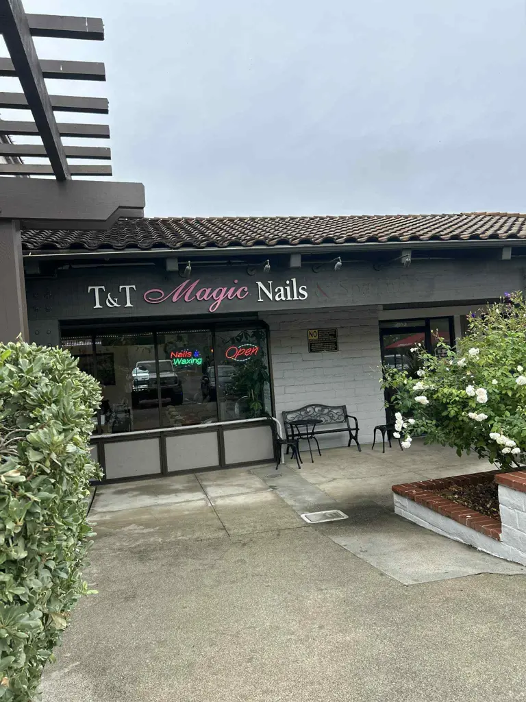 Located in a busy shopping plaza.