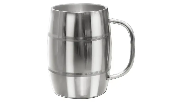 stainless steel beer mug