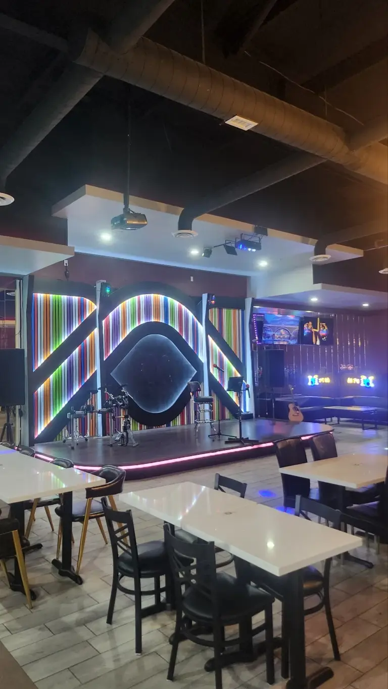 Newly established social club bar.