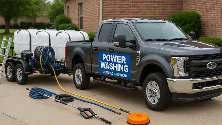 Generic Power Washing Truck