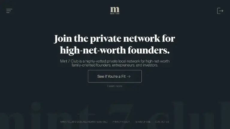 Entrepreneur and Investor Membership Platform