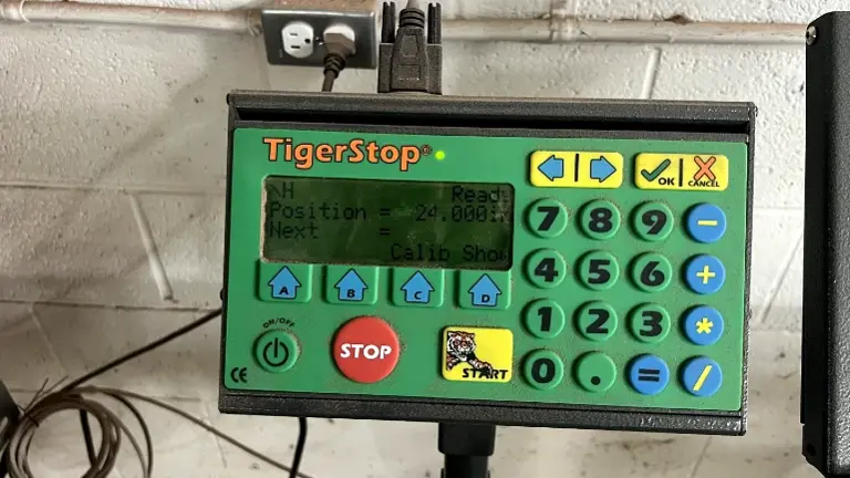 TigerStop control panel