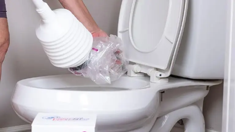 Remove the bag and cap