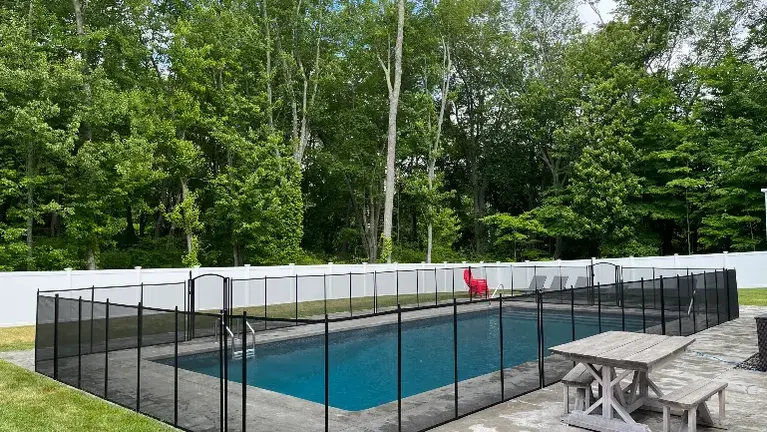Safety Mesh Fencing For Inground Swimming Pool in Ansonia, Connecticut ...