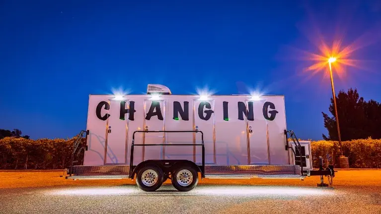 Solar Powered Changing Trailer