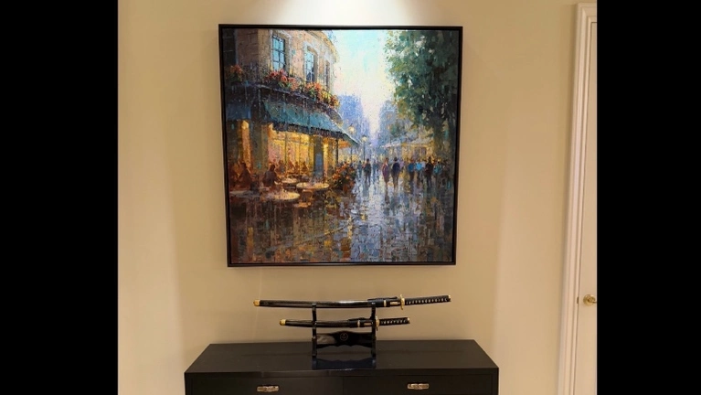 Professional transport and installation of museum-quality artwork