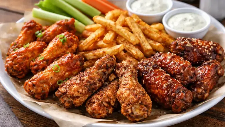Franchise Fast Food Chicken Wings