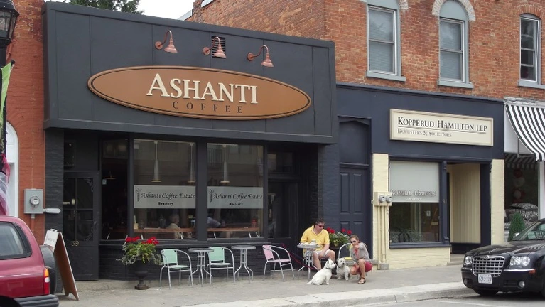 Established successful cafe and building for sale