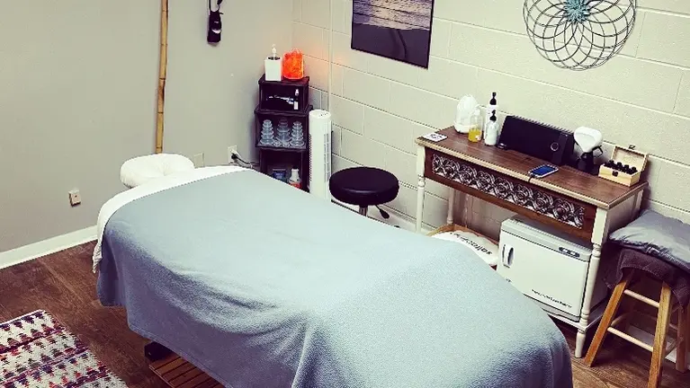 One of three treatment rooms