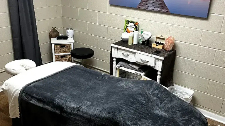 One of three treatment rooms