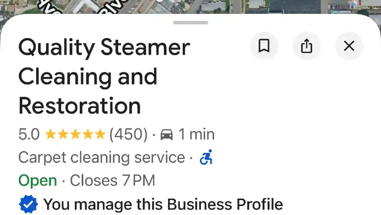 Established Carpet Cleaning Business