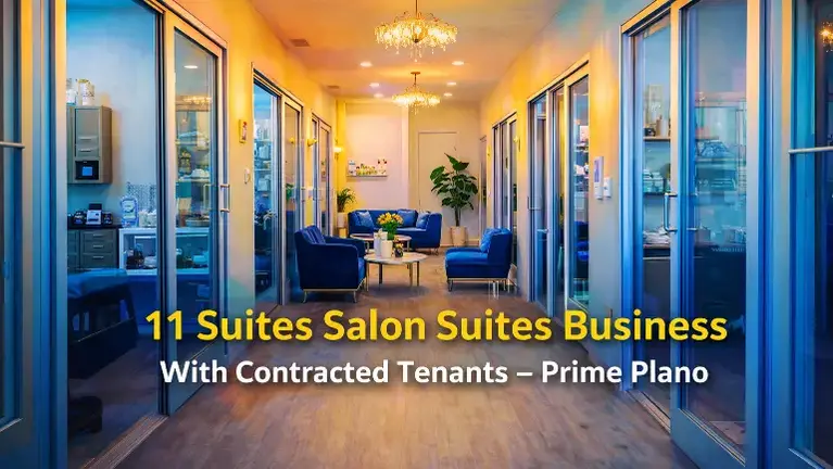 11 Suites Salon With Contracted Tenants, Absentee Business | 3332SQF