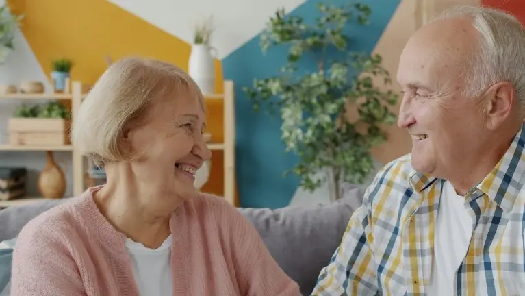 smiling residents