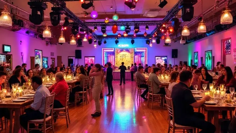 Party Center Photo (AI generated to protect privacy)