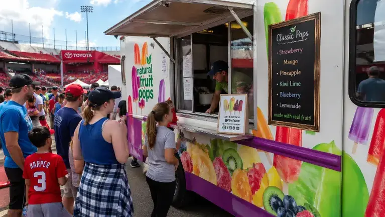New Orleans Ice Cream Pops Truck - For Large Events - Lucrative