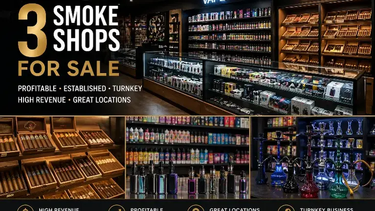 is a tobacco shop profitable Established Smoke Shop Chains - 3 High Revenue Locations in Auburn, Alabama