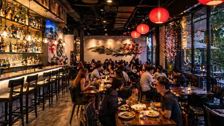 High-Volume Asian Restaurant with Liquor License