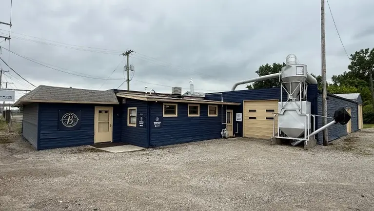 Industrial Building: Housing specialty wood shop w/custom paint room