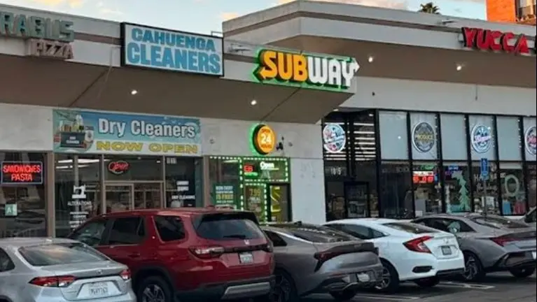 Busy Subway Restaurant
