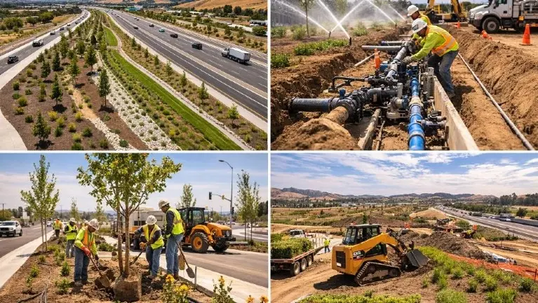 Public Works Landscaping