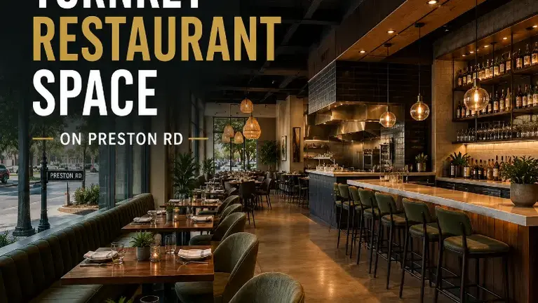 Turnkey Restaurant Space on Preston Rd, Plano 