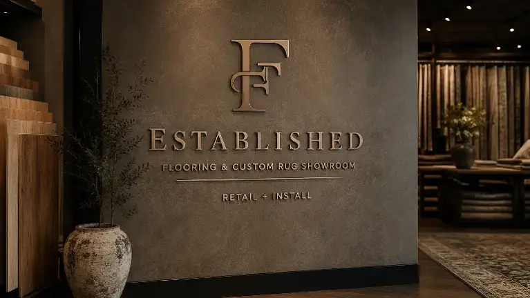 Established Flooring & Custom Rug Showroom, Retail + Install