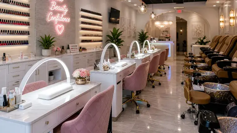 Turnkey Nail & Lash Spa Salon: Fully Equipped in Arlington, TX