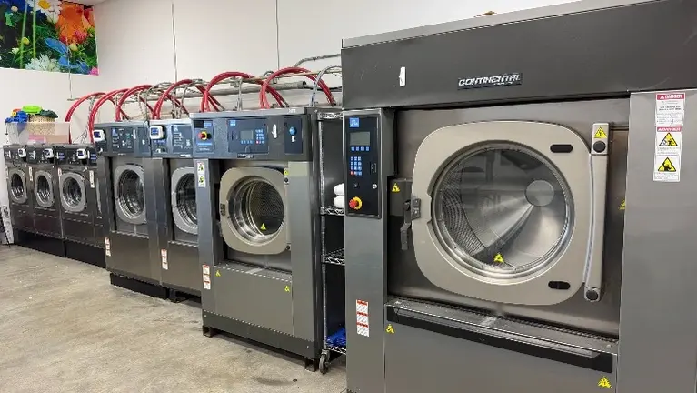 Dedicated wash dry fold machines 