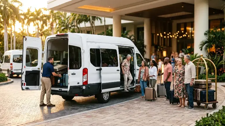 Miami Airport & Cruise Shuttle | 365-Day Hotel Contract | 2 Vans