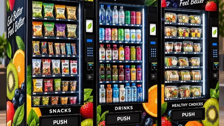 10 Machine Healthy Snacks and Drink Vending Route